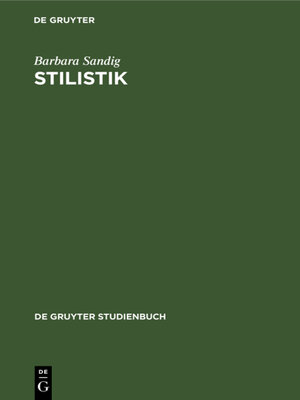 cover image of Stilistik